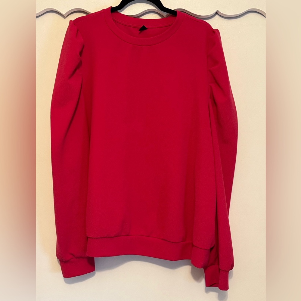 SHEIN Classic Hot Pink Sweatshirt
